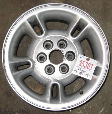 Dodge 00 durango alloy wheel/rim silver 10 spoke 15x8 2000 oem original