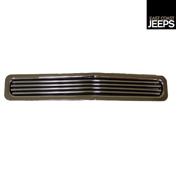 11401.01 rugged ridge billet grille inserts, chrome, 87-95 jeep yj wranglers, by