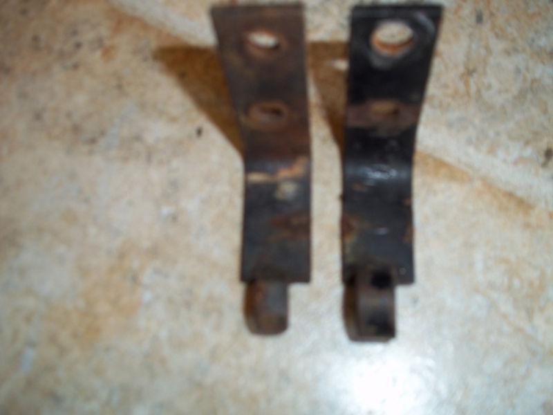 Pair of vintage seat hinges triumph 650 750 1973 and later bsa 1971 1972