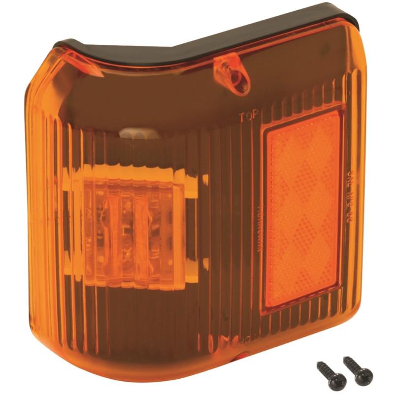 48-86-203 bargman side marker clearance light led #86 wrap-around amber