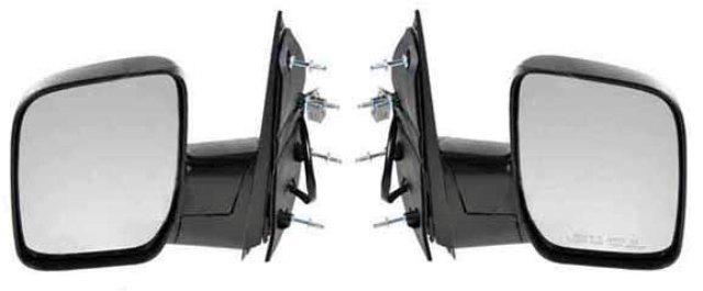Mirror pair lh & rh ford econoline van 2007-2008 textured power manual folding