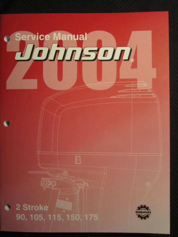 2004 johnson outboard 2-stroke 90 105 115 150 175 service repair shop manual 