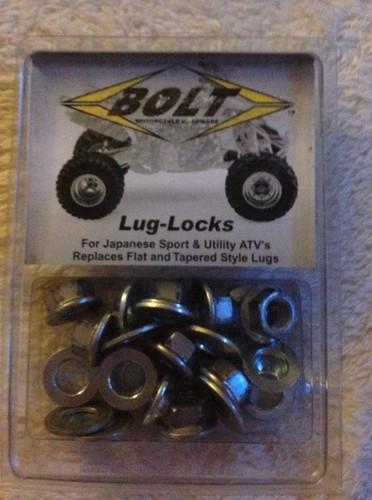 Bolt atv lug nuts lug-locks 2005-lugb locking lug nuts