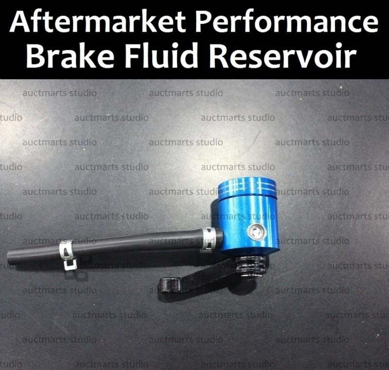 For universal suzuki gsxr600 gsxr750 brake fluid reservoir tank blue d