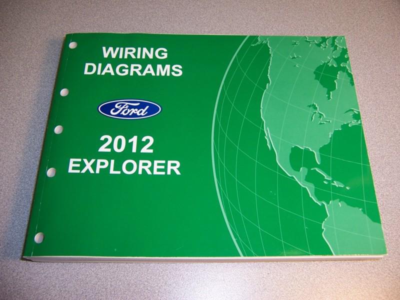 *new*2012 ford explorer factory truck wiring diagram repair manual