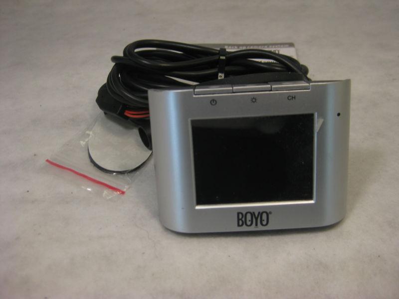 Boyo vision vtm 2500 2.5" rear view stand alone tft monitor