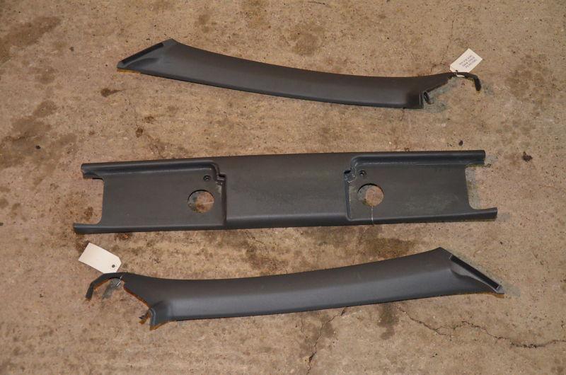 1994 honda del sol 5 spd b16a3 #1453 a pillar trim piece 3 piece kit