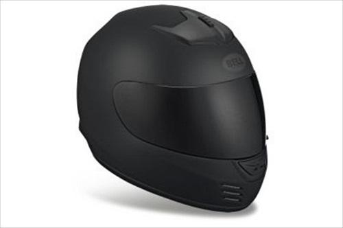 Bell arrow matte black solid full face motorcycle helmet small