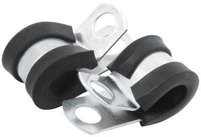 Allstar all18304 hose mounting clamps cushioned one 5/8" dia hole setof10