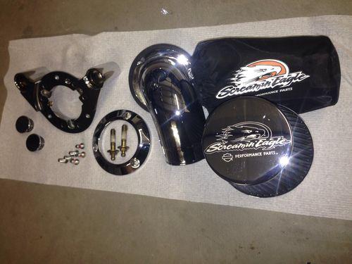 Harley davidson screamin eagle heavy breather air cleaner kit 2012 no reserve!