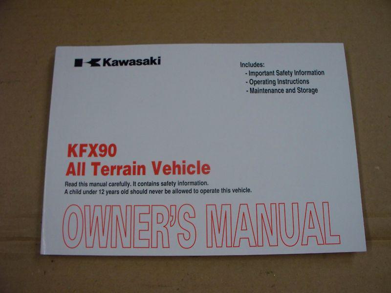 2009 kawasaki ksf90a9 ksf90 oem owners manual