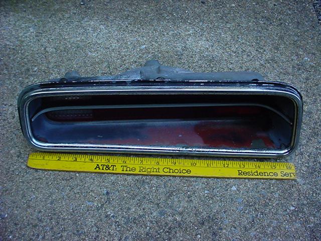 Mopar 70 dodge coronet right taillight assembly deluxe 440 super bee bbody 70wh