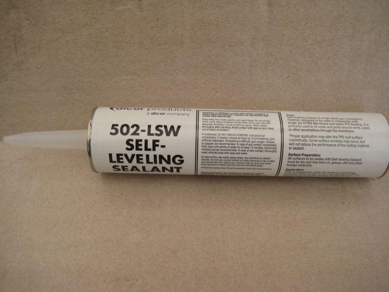 Lap sealant white dicor rv camper rubber roof repair self leveling one case 502