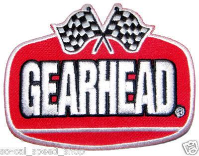 Gearhead magazine checkered flag patch hot rod rat gasser fink drag racing nhra