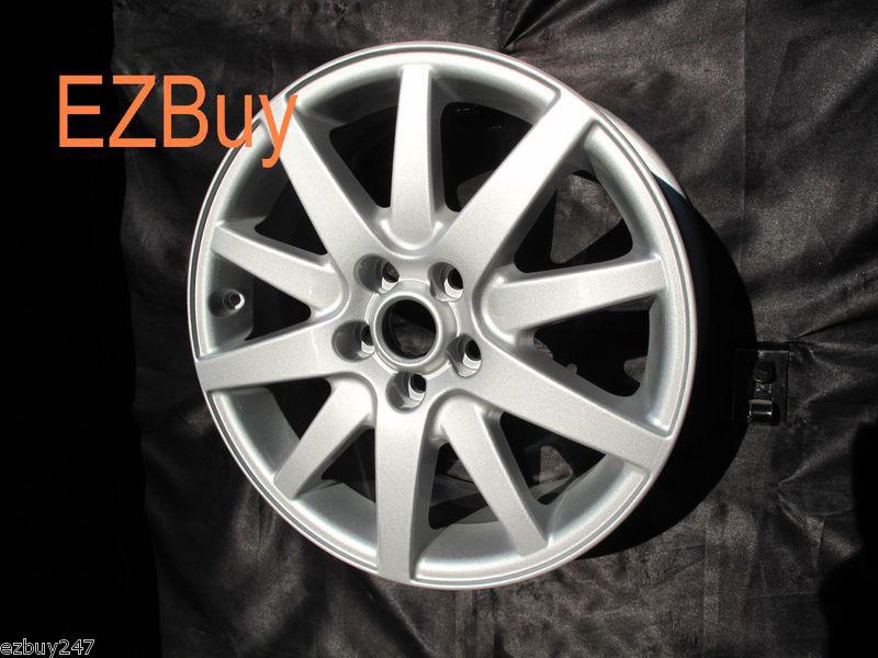 17" jaguar s type  factory original wheel rim 59705 new condition silver finish