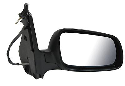Manual remote side view door mirror foldaway black assembly passenger right rh