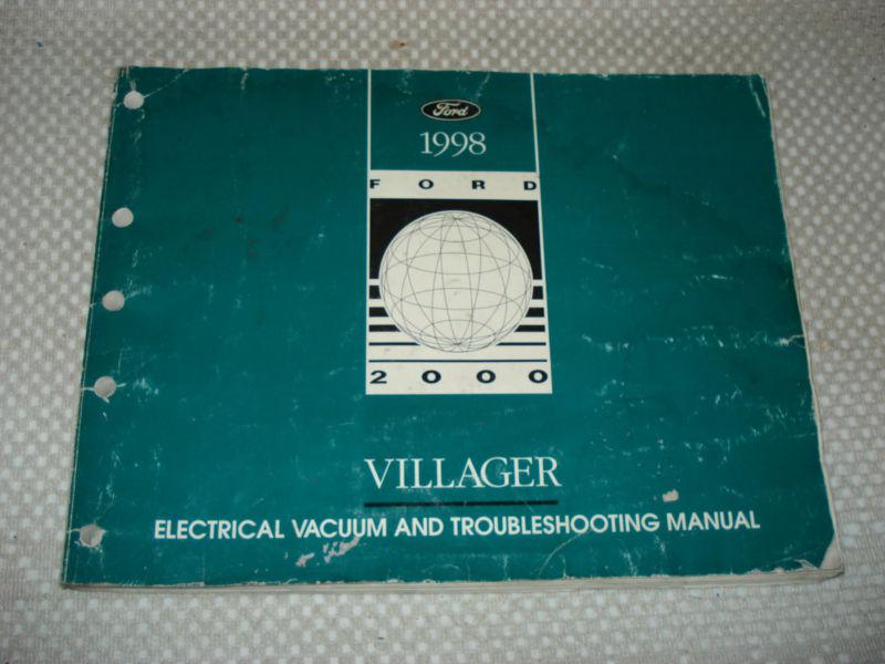 1998 mercury villager electrical and vacuum troubleshooting manual shop service