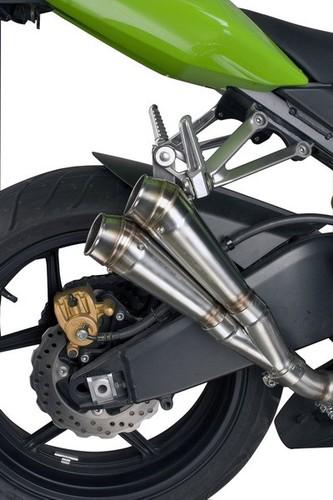 Kawasaki zx10r 04-05 speedpro exhaust motogp twincan slipon muffler can silencer