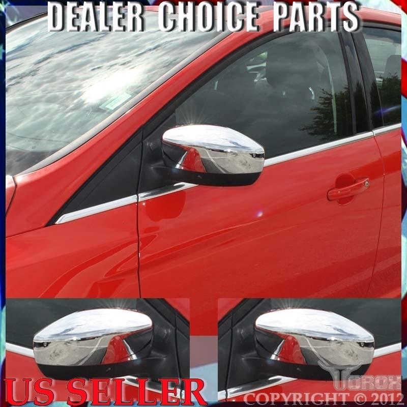 Ford focus 2012-2013 w/o blinker chrome mirror covers