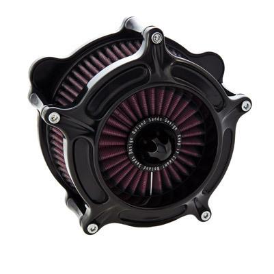 Roland sands turbine air cleaner black, st, dyna, flt  0206-2037-b,  1010-0842