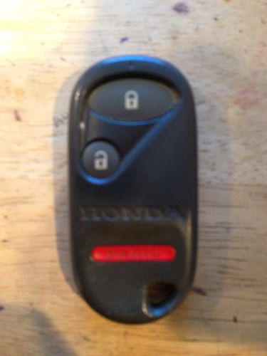 2001 - 2004 civic keyless remote nhvwb1u521 & program instructions