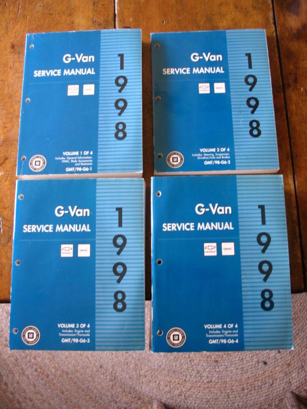 1998 g van shop manual service manual 