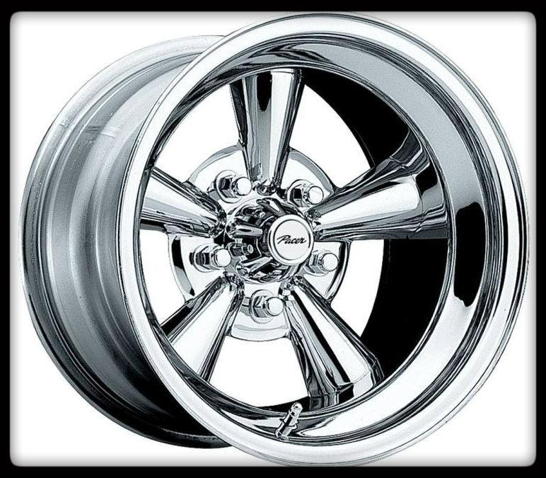 15x8 pacer alloy 177c supreme chrome plated 5x5 wrangler astro tahoe wheels rims
