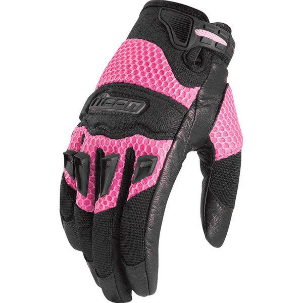 Pink l icon twenty-niner women's textile gloves