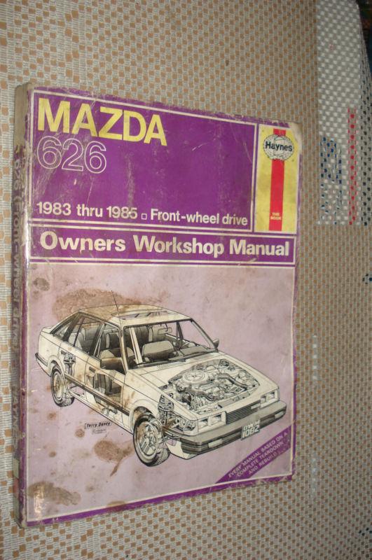 1983-1985 mazda 626 service manual shop book repair 1984 repar