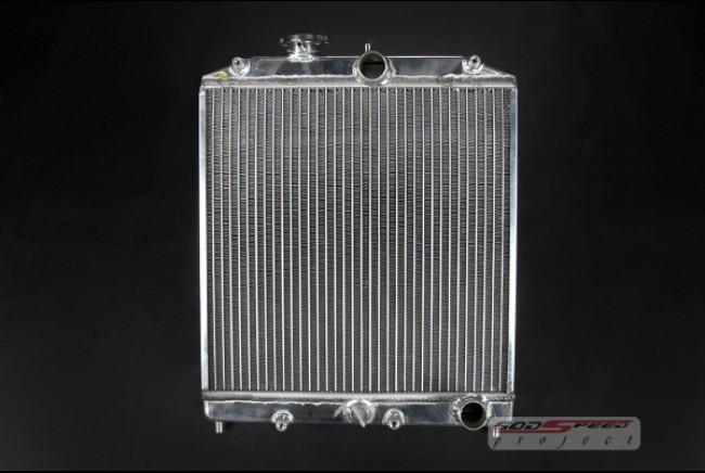 Godspeed 92-00 honda civic del sol eg ek b16 b18 d15 racing aluminum radiator
