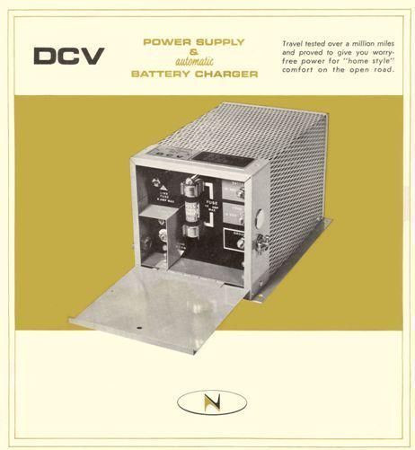 Vintage 1966 newmark dcv rv power supply & battery charger manual on cd