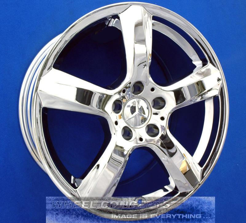 Mercedes cls550 18" chrome wheel exchange cls 550 rims