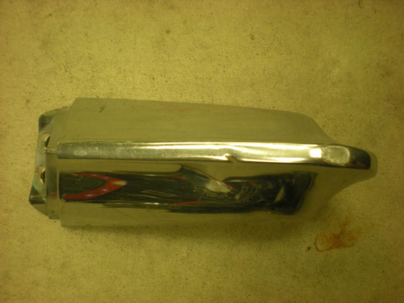 1957 57 chevrolet chevy left driver rear fin molding stainless steel trim oem