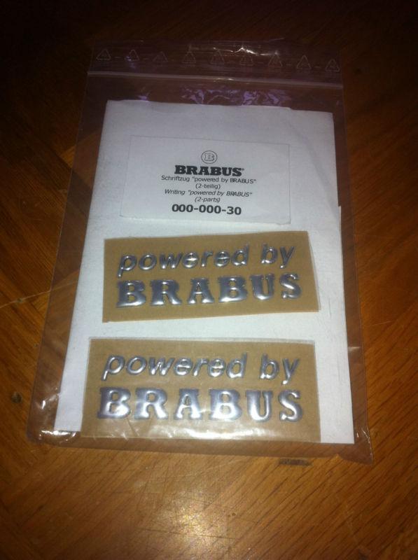 Brabus genuine powered by brabus badges for all mercedes models
