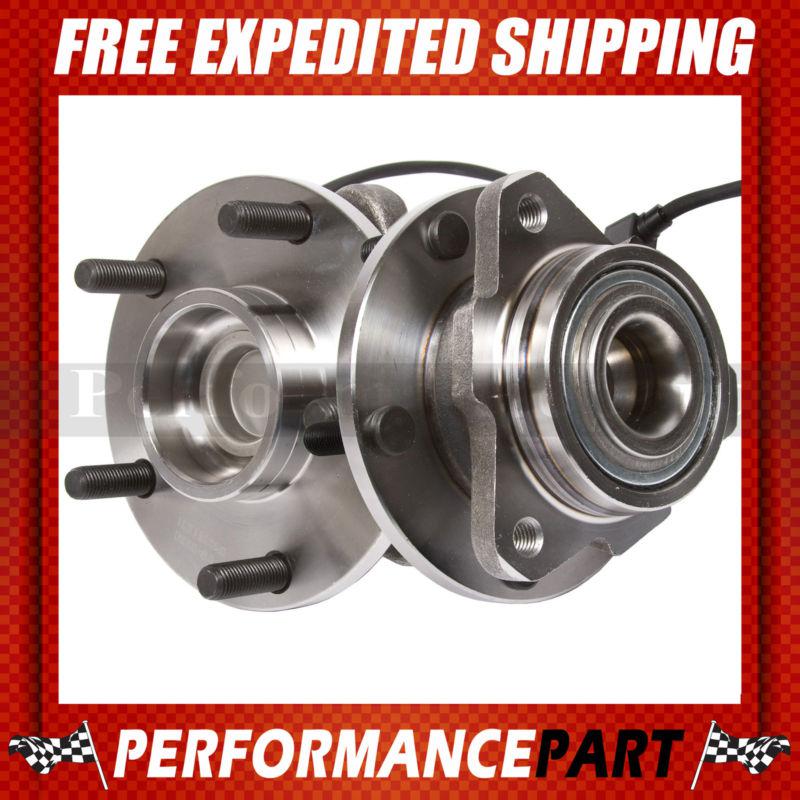 2 new gmb front left and right wheel hub bearing assembly pair w/ abs 799-0220
