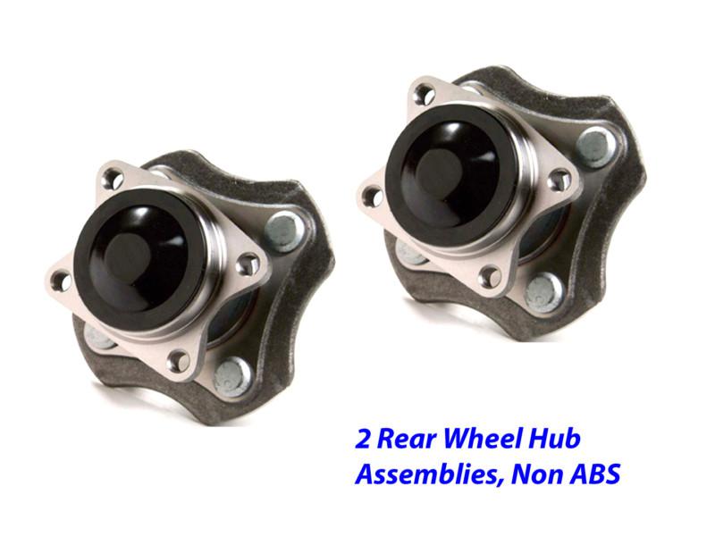 2 new rear hub assemblies 00-05 toyota echo w/o abs 512210 - 2, with warranty