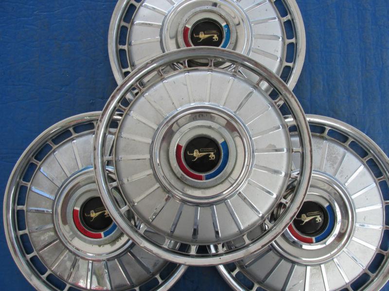 Set of 4 1962 ford galaxie 500 sunliner 14" hubcap o-4 c2az1130c cb6