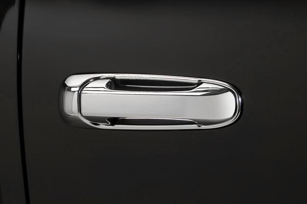 Putco 2002 dodge ram door handles w/o passenger keyhole. 8 pcs chrome trim