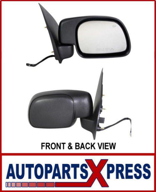 Ford excursion 00-01 mirror rh, power, heated, paddle type, w/o signal lamp