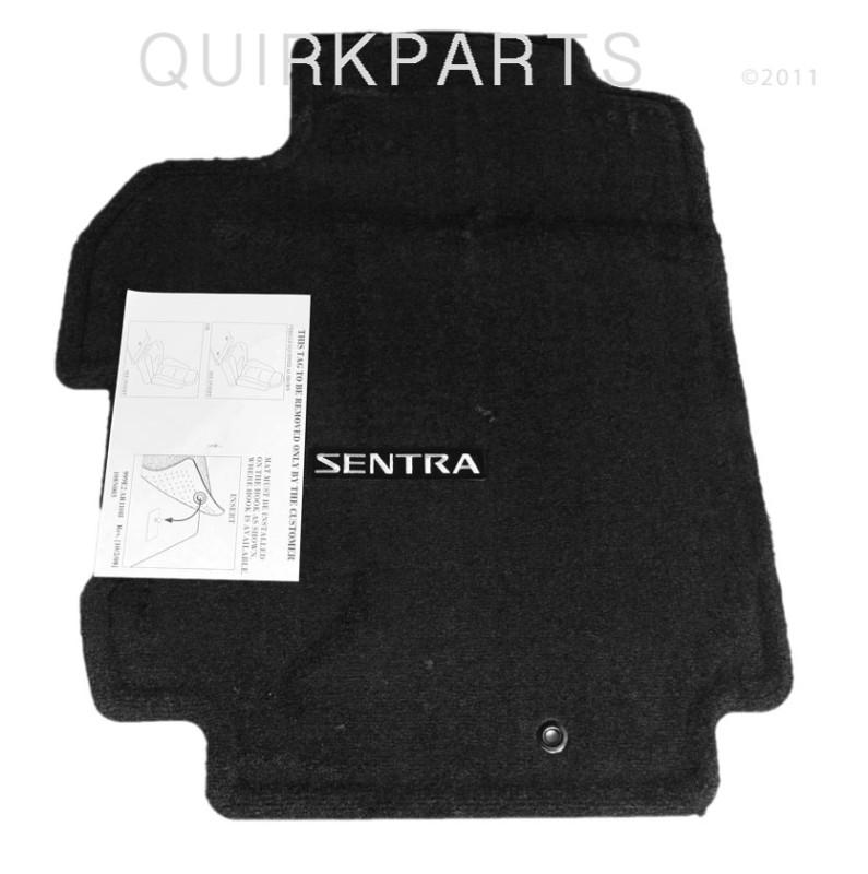 2011 nissan sentra carpeted floor mats black set of 4 genuine oe