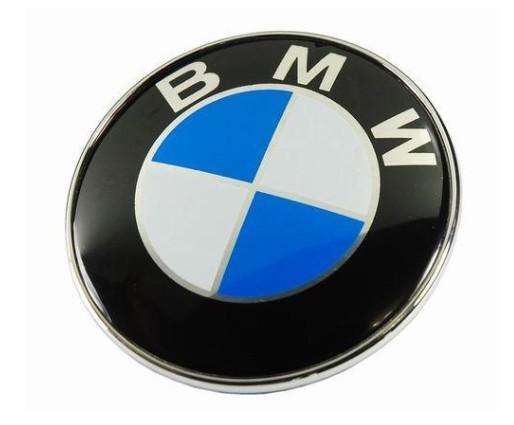 82mm for bmw m x z 1 3 5 6 7 series chrome hood / trunk emblem logo badge