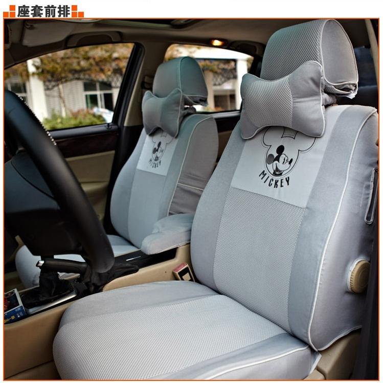 5 pieces high quality mickey pattern custom car seat covers cy0003