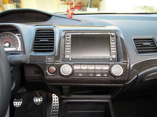 Purchase Honda Civic Si Ex Lx Interior Carbon Dash Trim Kit