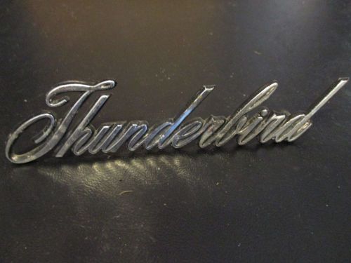 Ford thunderbird emblem script dosb-652 5632-a