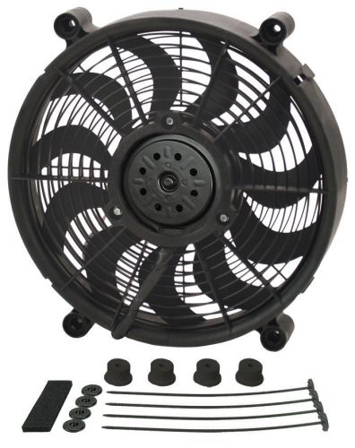 Rv 14&#034; hi output 2 speed electric fan cfm high/low 2100/1500 18214 rad fan usa