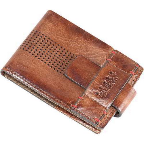 Icon 1000 navigator leather wallet brown