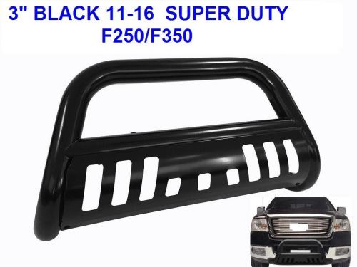 3&#034; black bull bar grille guard for 11-16 ford super duty f250/f350
