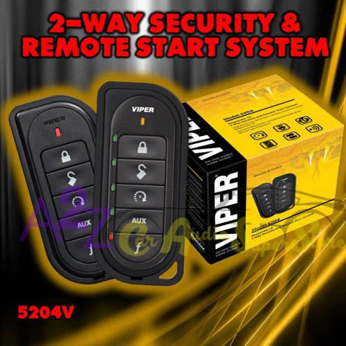 Viper 5204v le 2 way car alarm and remote start system viper 5204 5204 v