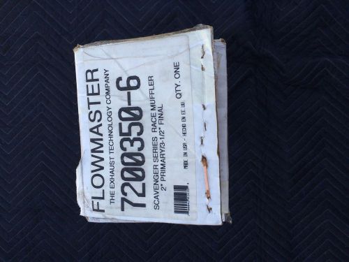 New flowmaster scavenger mufflers 2&#034; primary - sold as pair