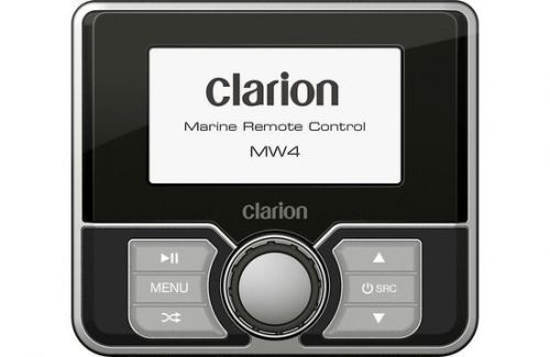 Clarion mw4 marine watertight wired lcd remote control w/3.0&#034; color lcd screen